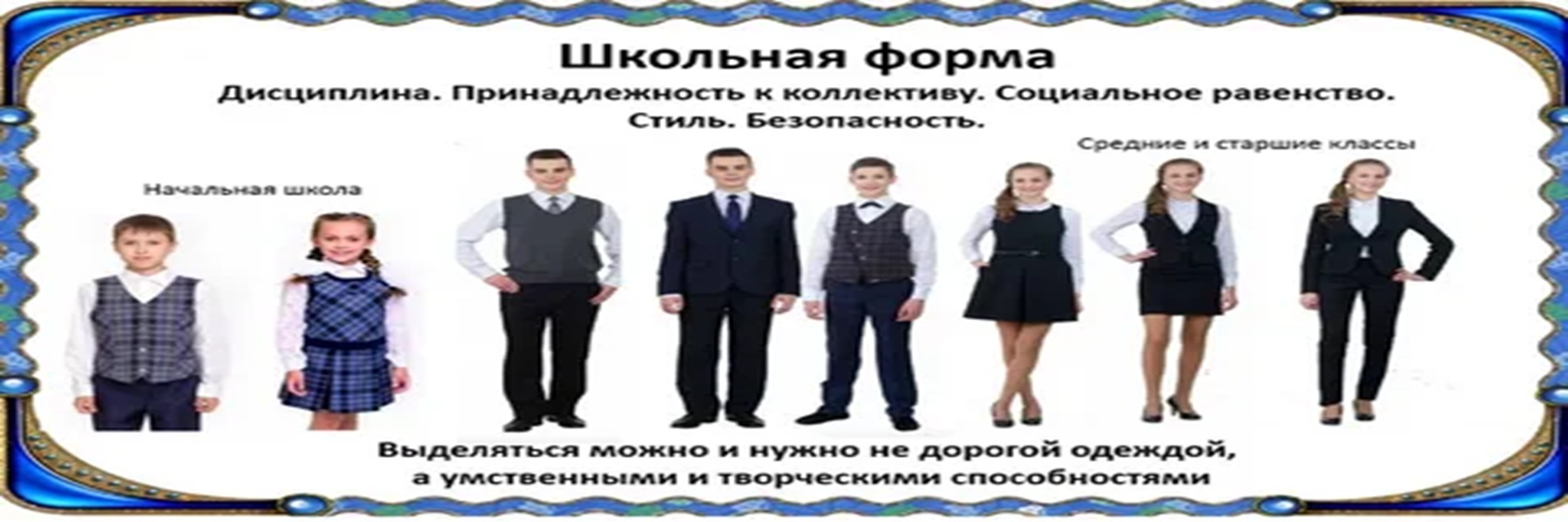 Изображения школьная формы для учащихся 1-4 классов.
